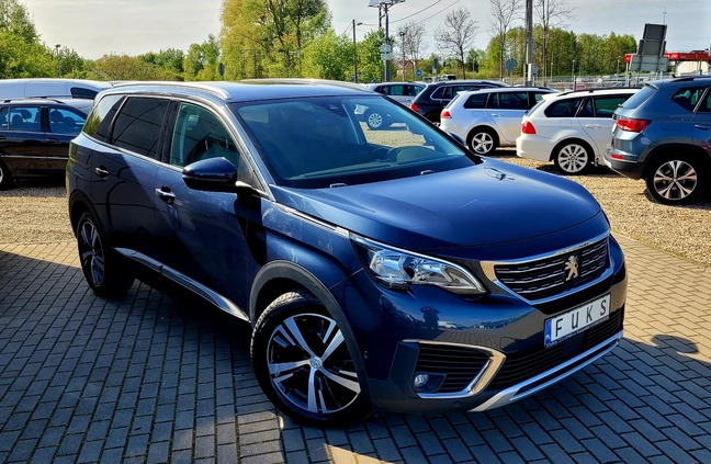 Peugeot 5008 cena 69999 przebieg: 134000, rok produkcji 2019 z Świętochłowice małe 631